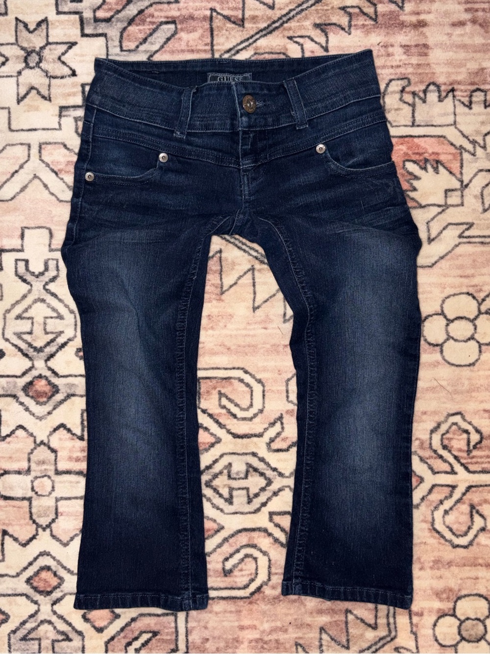 VINTAGE GUESS Blue Denim Capri